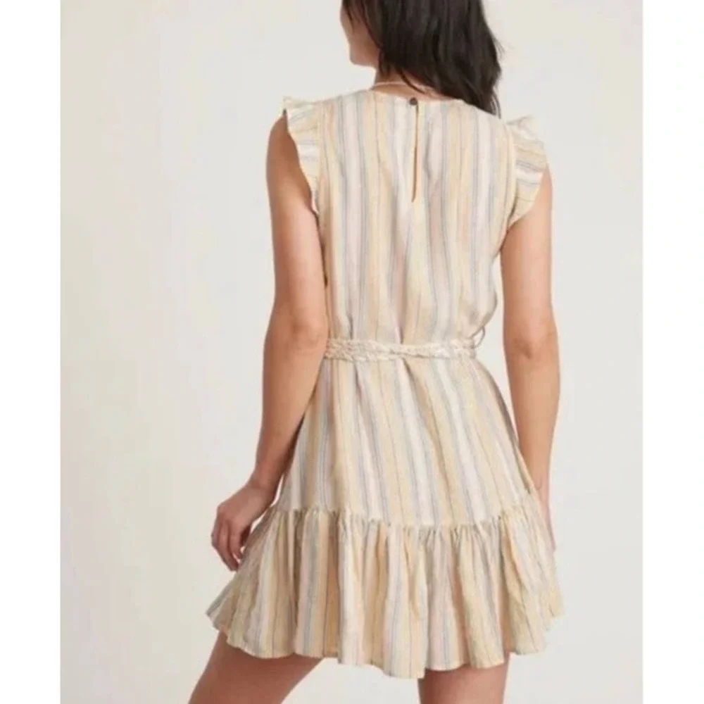 Marine Layer Laney Mini Dress Beachy Stripe V2 Size‎ Medium NWT